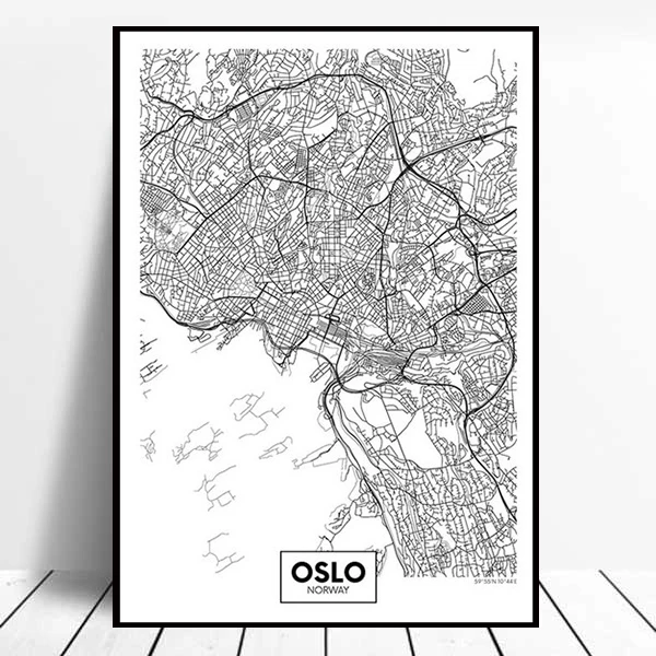 Oslo Norway City Map Line Art Painting Room Wall Decorative Picture Nordic Home Canvas Print Illustration Decoration
Oslo Norway City Map Line Art Painting Room Wall Decorative Picture Nordic Home Canvas Print Illustration Decoration