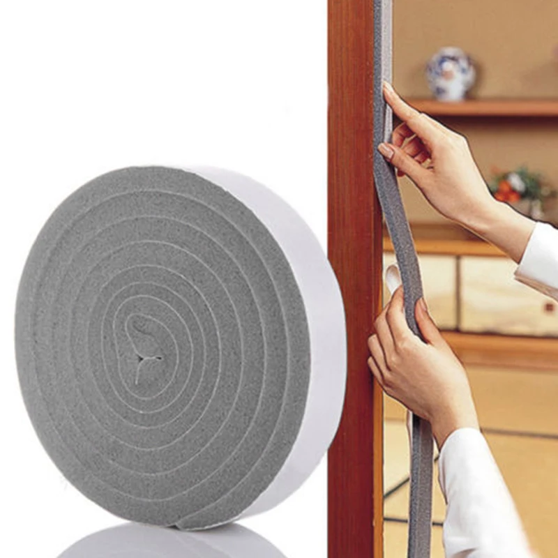 Seal Strips Home Door Foam Sticky Tape Roll Noise Insulation Protective Seal Strip For Door/windows Waterproof Hardware
Seal Strips Home Door Foam Sticky Tape Roll Noise Insulation Protective Seal Strip For Door/windows Waterproof Hardware