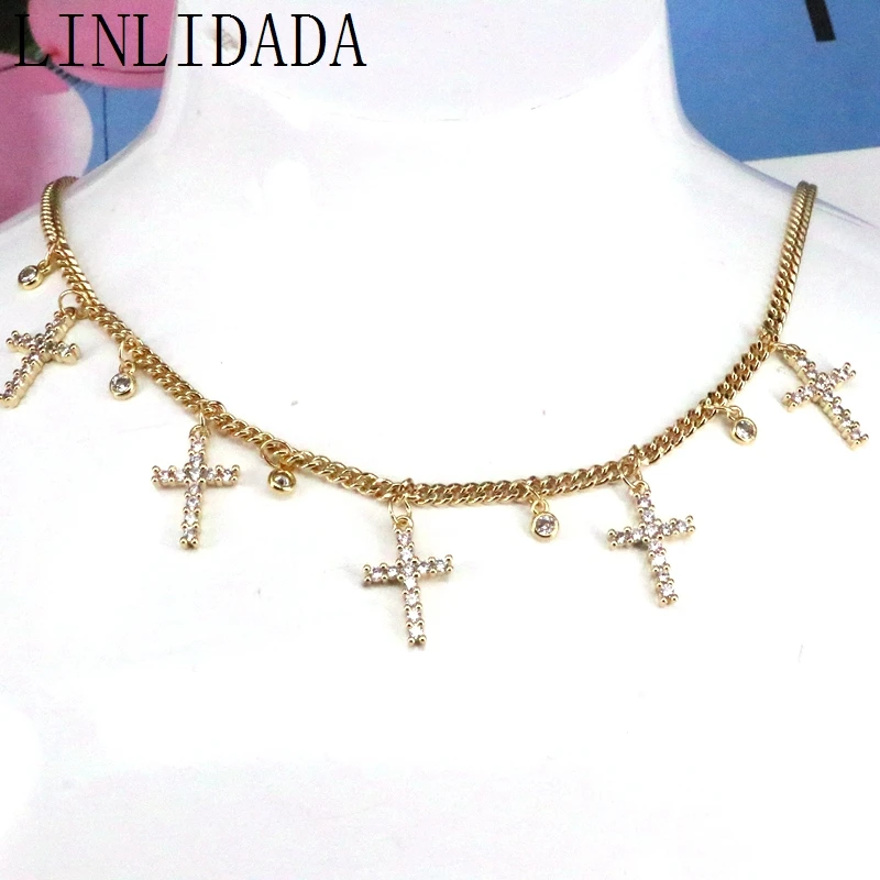 4Pcs New design cz charm necklace,Pin Cross shape cubic zircon jewelry,popular copper chain necklace wholesale
4Pcs New design cz charm necklace,Pin Cross shape cubic zircon jewelry,popular copper chain necklace wholesale