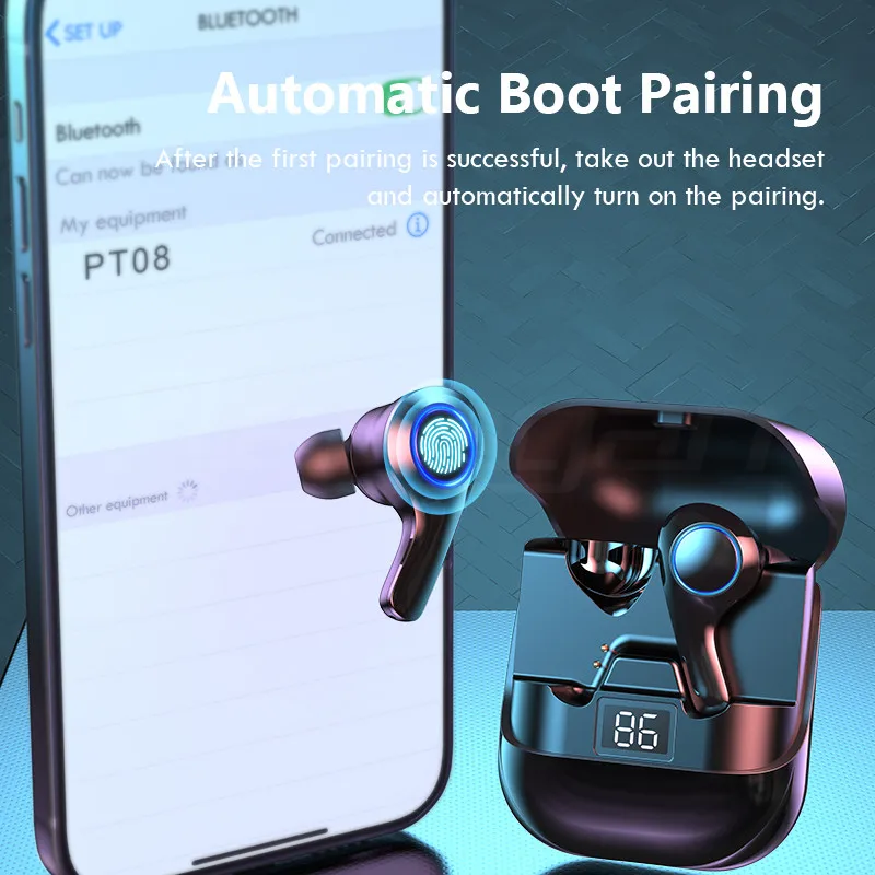 TWS Wireless Headphones Touch Control 9D Stereo Bluetooth V5.0 Earphones With Microphone Sport Gaming Waterproof Earbuds Headset
TWS Wireless Headphones Touch Control 9D Stereo Bluetooth V5.0 Earphones With Microphone Sport Gaming Waterproof Earbuds Headset