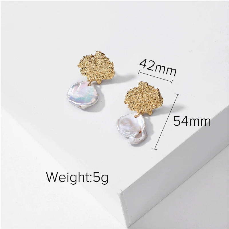 Charm Natural Freshwater Pearl Drop Earrings French Textured Leaves Ear Stud Pendant Earrings Fashion Jewelry
Charm Natural Freshwater Pearl Drop Earrings French Textured Leaves Ear Stud Pendant Earrings Fashion Jewelry