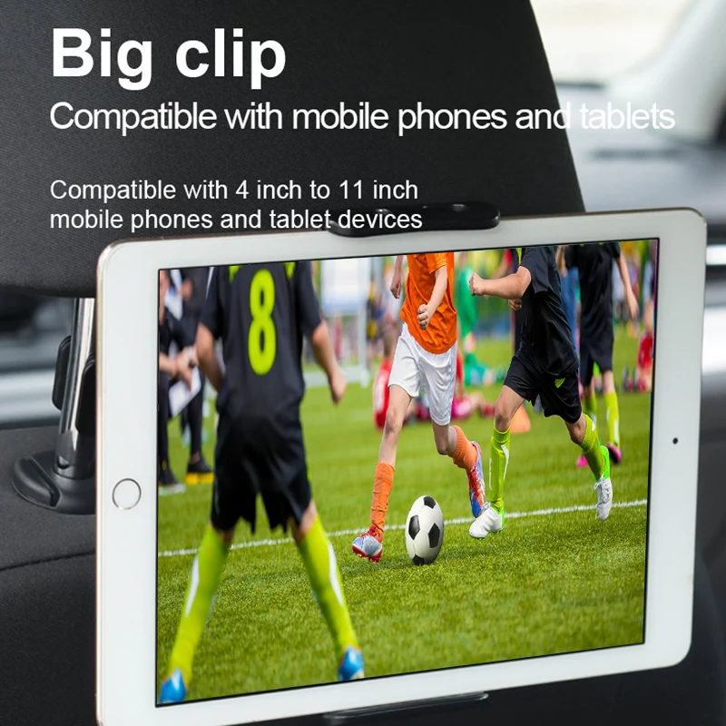 Car Backseat Headrest Phone Mount Stand Holder Bracket for 4-11in Smartphone Tablets Car Styling
Car Backseat Headrest Phone Mount Stand Holder Bracket for 4-11in Smartphone Tablets Car Styling