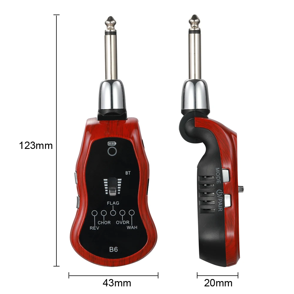 Guitar Effect 5 in 1 REV-VHOR-FLAG-OVDR-WAH Musical Learning Instrument Parts Bluetooth Effect for Electric Guitar
Guitar Effect 5 in 1 REV-VHOR-FLAG-OVDR-WAH Musical Learning Instrument Parts Bluetooth Effect for Electric Guitar