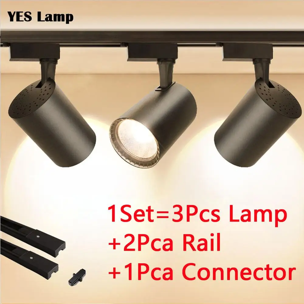 1 Set LED Track Lights 20W 30W 40W 220V COB Track Lamp Rail Spotlights Track Lighting Fixture Spot Lights for mall Home Store
1 Set LED Track Lights 20W 30W 40W 220V COB Track Lamp Rail Spotlights Track Lighting Fixture Spot Lights for mall Home Store