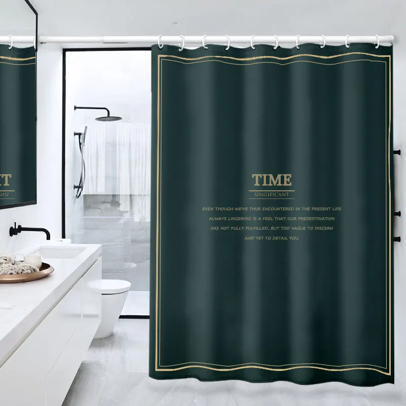 Waterproof Polyester Shower Curtain Simple Art Washable Thicken Shower Curtain Separate Teal Gordijnen Bathroom Decor DI50YL
Waterproof Polyester Shower Curtain Simple Art Washable Thicken Shower Curtain Separate Teal Gordijnen Bathroom Decor DI50YL