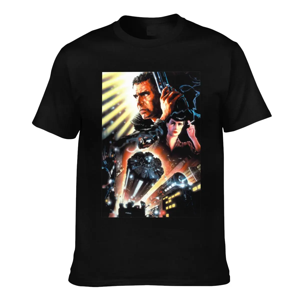 Blade Runner Movie Poster T Shirt Science Fiction 100 Percent Cotton Mens T-Shirt Plus size Printed Tshirt Summer
Blade Runner Movie Poster T Shirt Science Fiction 100 Percent Cotton Mens T-Shirt Plus size Printed Tshirt Summer