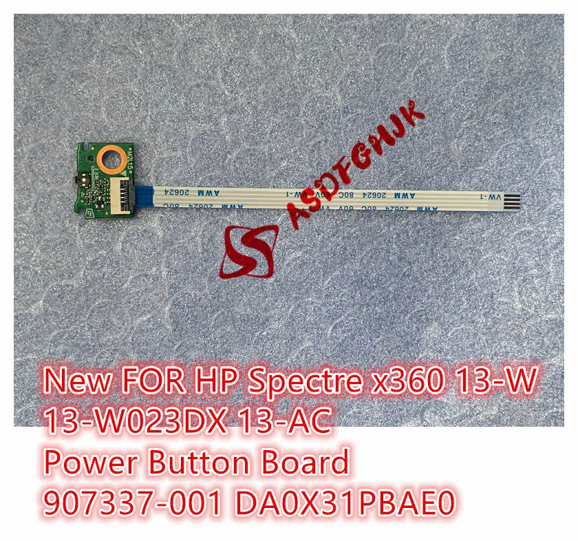 Новинка для HP Spectre x360 13-W 13-W023DX 13-ac плата кнопки питания 907337-001 DA0X31PBAE0
Новинка для HP Spectre x360 13-W 13-W023DX 13-ac плата кнопки питания 907337-001 DA0X31PBAE0