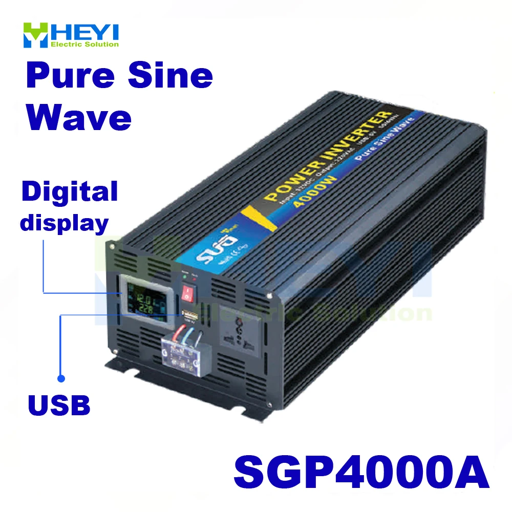 New Smart Series Pure Sine Wave Inverter 4000W with USB input 12VDC 24VDC 48VDC output 110VAC 220VAC charger inverter
New Smart Series Pure Sine Wave Inverter 4000W with USB input 12VDC 24VDC 48VDC output 110VAC 220VAC charger inverter