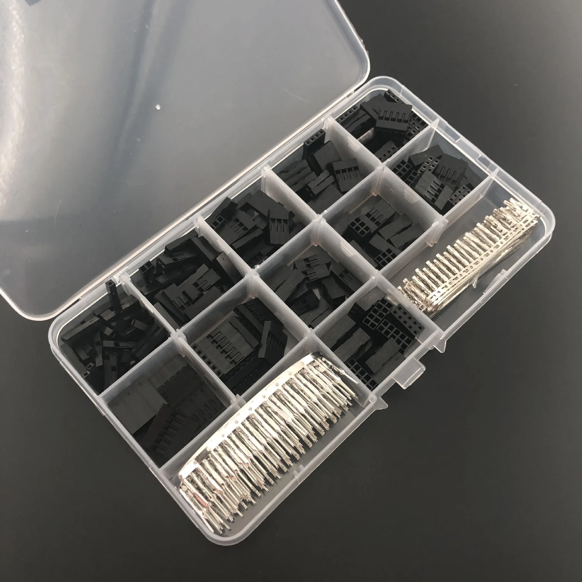 620pcs Dupont Wire Cable Jumper Pin Header Connector Housing Kit +Male Crimp Pins+Female Pin Connector Terminal Pitch With Box
620pcs Dupont Wire Cable Jumper Pin Header Connector Housing Kit +Male Crimp Pins+Female Pin Connector Terminal Pitch With Box