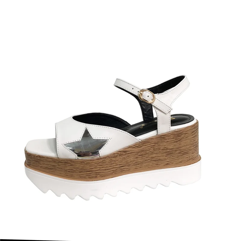 Women Shoes High Heel 8cm Square Toe Sandals Summer Platform Sandals Wedges Heels Casual Women Creepers Sandals Femme Shoes
Women Shoes High Heel 8cm Square Toe Sandals Summer Platform Sandals Wedges Heels Casual Women Creepers Sandals Femme Shoes