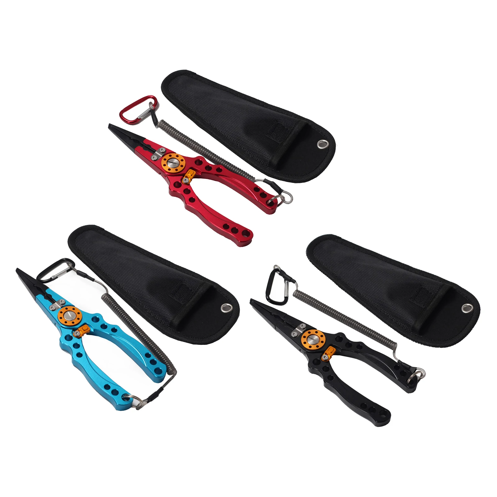 Aluminum Alloy Fishing Pliers Hook Remover Lightweight Fishing Tackle Pliers Braid Cutters, Equipped with Sheath and Lanyard
Aluminum Alloy Fishing Pliers Hook Remover Lightweight Fishing Tackle Pliers Braid Cutters, Equipped with Sheath and Lanyard