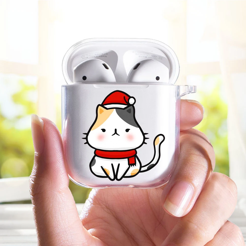 Christmas deer santa tree cat cartoon cute Earphone Case for Aipods 1 2 Soft silicone Cover Blutooth Earphone Airpods box CASE 
Christmas deer santa tree cat cartoon cute Earphone Case for Aipods 1 2 Soft silicone Cover Blutooth Earphone Airpods box CASE