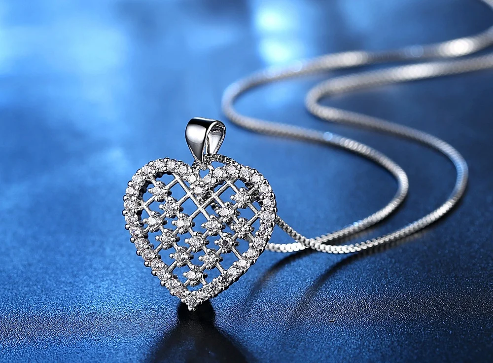 Wholesale Yayi Jewelry Fashion Princess Cut White Cubic Zirconia Silver Color Engagement Small Heart Pendant Necklace
Wholesale Yayi Jewelry Fashion Princess Cut White Cubic Zirconia Silver Color Engagement Small Heart Pendant Necklace