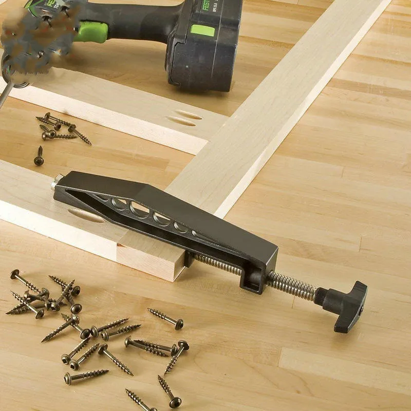Woodworking Pocket Hole Joint Fixing Fixture Oblique Hole Pull Drill Clamp Fixture Oblique Hole Accessories Woodworking Aids
Woodworking Pocket Hole Joint Fixing Fixture Oblique Hole Pull Drill Clamp Fixture Oblique Hole Accessories Woodworking Aids