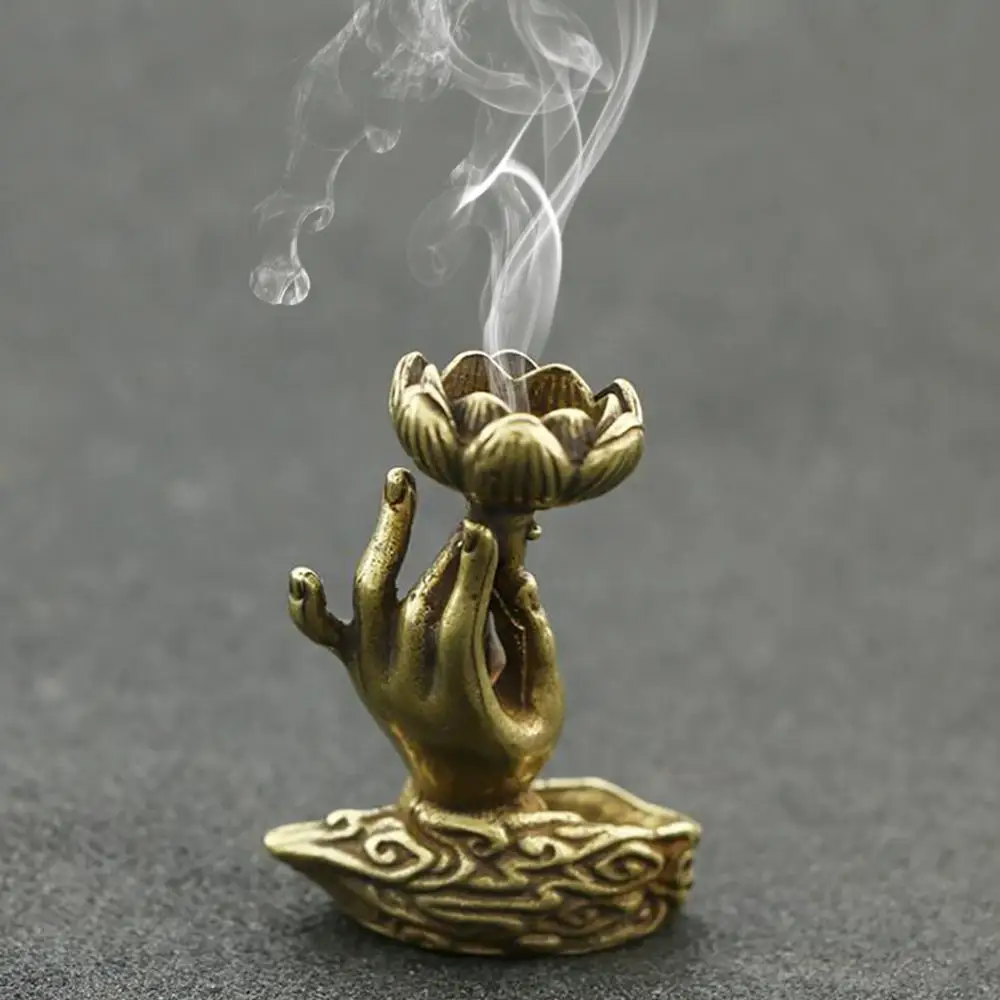 Фарфоровая горелка для благовоний медная Ретро печь курильница буддистские