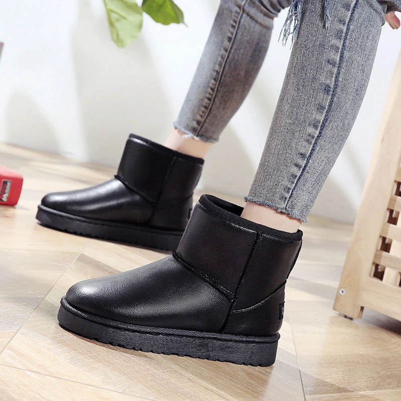 Women's Ankle Boots 2021 New Fashion Cowhide Leather Plus Velvet Snow Boots Classic Women Boots Warm Winter Shoes for Women
Women's Ankle Boots 2021 New Fashion Cowhide Leather Plus Velvet Snow Boots Classic Women Boots Warm Winter Shoes for Women