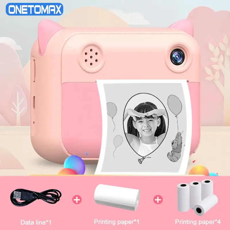 Children's Camera Instant Print Camera For Kids 12MP 1080P HD Digital Video Photo Camera Toys with Photo Paper Cute Child Camera
Children's Camera Instant Print Camera For Kids 12MP 1080P HD Digital Video Photo Camera Toys with Photo Paper Cute Child Camera