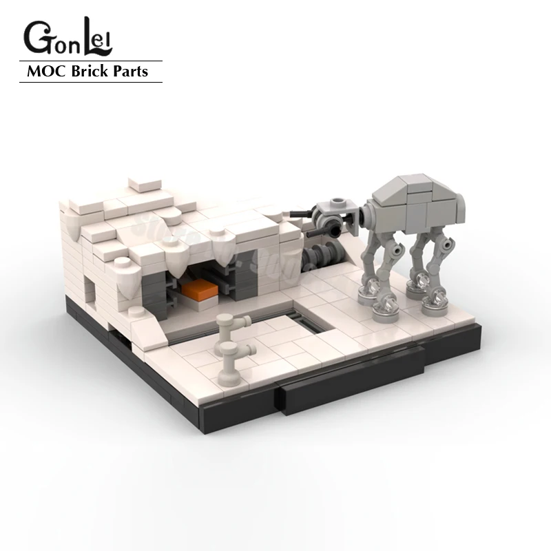 NEW Star Plan AT-AT Battle on Hoth-Micro Architecture Echo Base MOC Creative Building Block DIY Bricks Toys Christmas gifts
NEW Star Plan AT-AT Battle on Hoth-Micro Architecture Echo Base MOC Creative Building Block DIY Bricks Toys Christmas gifts