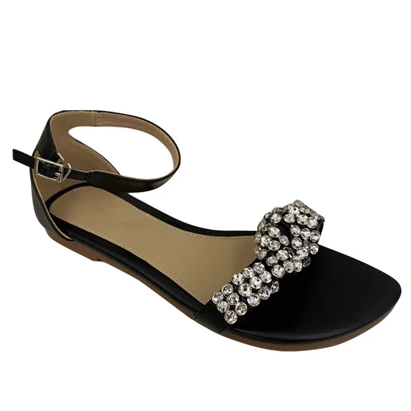 2021 Sandals Clear Heels Comfort Shoes for Women Suit Female Beige Buckle Strap Open Toe New Fashion Black Summer Low Flat Girls
2021 Sandals Clear Heels Comfort Shoes for Women Suit Female Beige Buckle Strap Open Toe New Fashion Black Summer Low Flat Girls