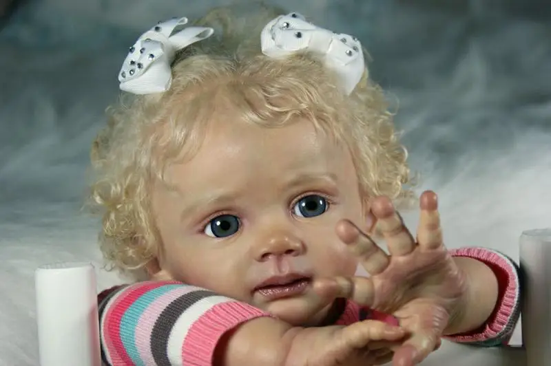 Bebe Reborn Baby Dolls Kit 24 inch FRIDOLIN girl Like Real Blank Unfinished Molds Toy For Children gift
Bebe Reborn Baby Dolls Kit 24 inch FRIDOLIN girl Like Real Blank Unfinished Molds Toy For Children gift