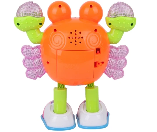 smart toys The New Dance Crabs Cartoon Universal Wheel Light Music Dance Can Crawl Electric Toy Robot 2020
smart toys The New Dance Crabs Cartoon Universal Wheel Light Music Dance Can Crawl Electric Toy Robot 2020