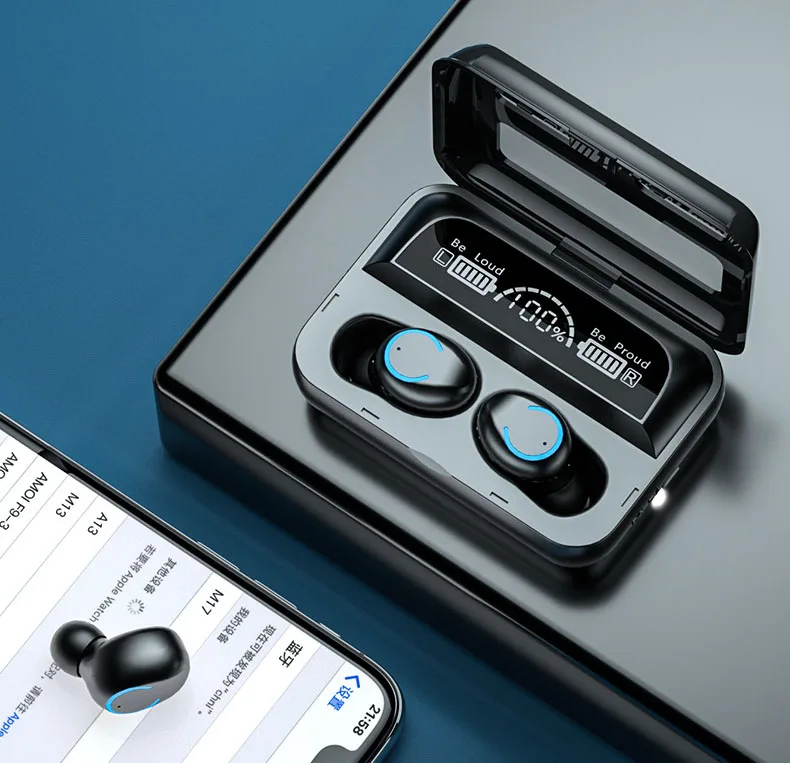 TWS R12 Wireless Waterproof Headphone Stereo Sport Bluetooth Earphone Touch Mini Earbuds Bass Headset Fone 9D Stereo Sports
TWS R12 Wireless Waterproof Headphone Stereo Sport Bluetooth Earphone Touch Mini Earbuds Bass Headset Fone 9D Stereo Sports