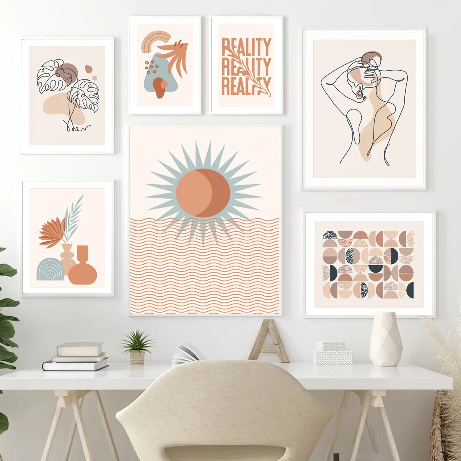 Nordic Posters And Prints Abstract Girl Face Sun Monstera Leaf Wall Art Canvas Painting Geometry Pictures For Living Room Decor
Nordic Posters And Prints Abstract Girl Face Sun Monstera Leaf Wall Art Canvas Painting Geometry Pictures For Living Room Decor