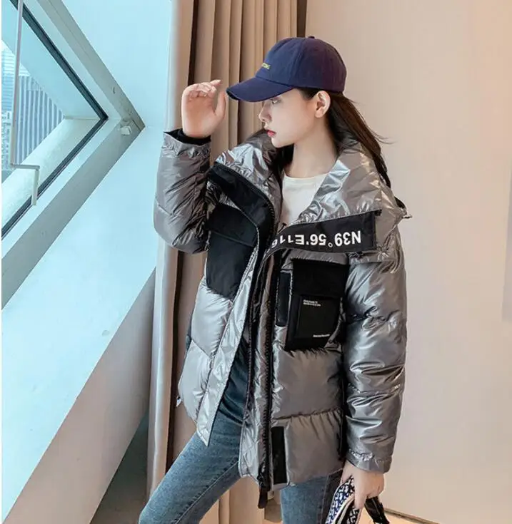 Women 2021 Down Jacket Sustans Students Thick Parka Hooded Winter Warm Coats For Women's Waterproof Loose Down Coat Female
Women 2021 Down Jacket Sustans Students Thick Parka Hooded Winter Warm Coats For Women's Waterproof Loose Down Coat Female
