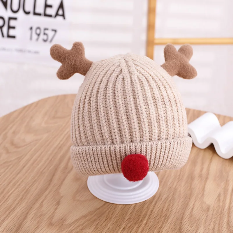 2021 Autumn and winter acrylic Cartoon deer Thicken knitted hat warm hat Skullies cap beanie hat for Children boy and girl 82
2021 Autumn and winter acrylic Cartoon deer Thicken knitted hat warm hat Skullies cap beanie hat for Children boy and girl 82