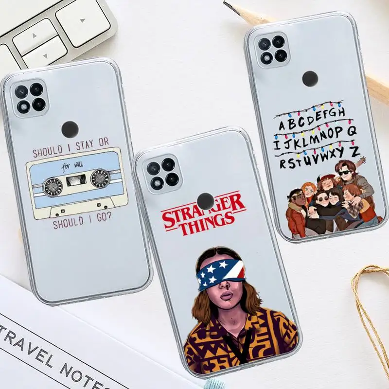 Stranger things Phone Case Transparent for Xiaomi redmi note 8 9 10 11 t lite pro ultra mix 4 k40
Stranger things Phone Case Transparent for Xiaomi redmi note 8 9 10 11 t lite pro ultra mix 4 k40