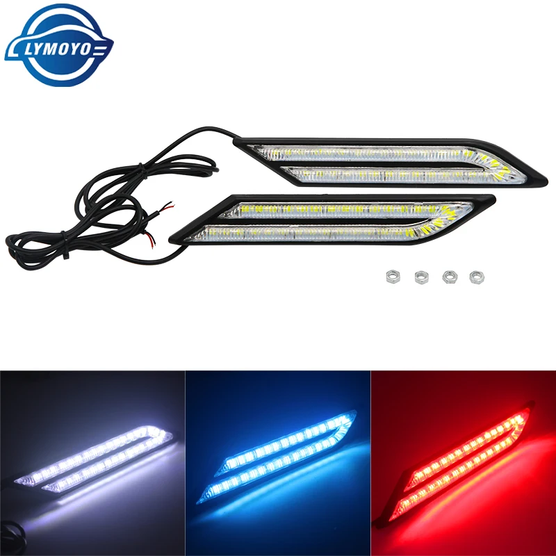 2Pcs/Set Car DRL Led Daytime Running Lights Car Brake&Steering Light Source Car Styling Waterproof Fog Lamps DC12v 33smd 3Colors
2Pcs/Set Car DRL Led Daytime Running Lights Car Brake&Steering Light Source Car Styling Waterproof Fog Lamps DC12v 33smd 3Colors