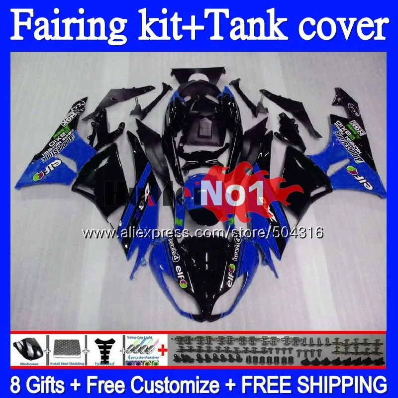 Body For KAWASAKI ZX600 ZX 636 600CC ZX636 ZX 6R 99MC.63 ZX-636 ZX-6R 2009 2010 2011 2012 ZX6R 09 10 11 12 Fairing Black Blue
Body For KAWASAKI ZX600 ZX 636 600CC ZX636 ZX 6R 99MC.63 ZX-636 ZX-6R 2009 2010 2011 2012 ZX6R 09 10 11 12 Fairing Black Blue