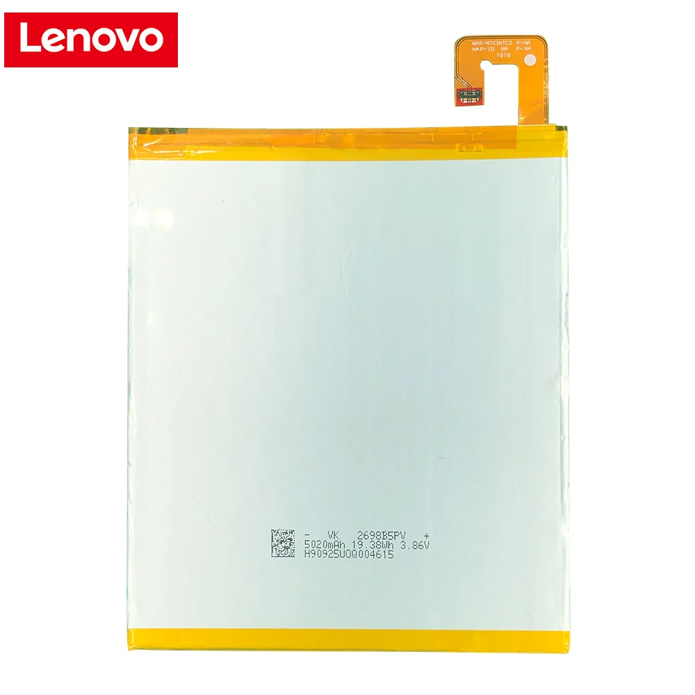 100% original L16D1P34 Replacement Battery 4850mAh For LENOVO TAB4 8 TB-8504N TAB4 8 plus Li-ion Bateria Li-Polymer Batterie
100% original L16D1P34 Replacement Battery 4850mAh For LENOVO TAB4 8 TB-8504N TAB4 8 plus Li-ion Bateria Li-Polymer Batterie