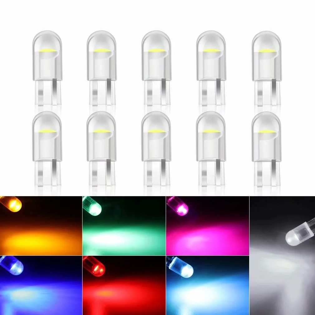 10Pcs T10 W5W Led Bulbs 168 194 Car Signal Lamp Dome Reading License Plate Interior Lights 12V 
10Pcs T10 W5W Led Bulbs 168 194 Car Signal Lamp Dome Reading License Plate Interior Lights 12V