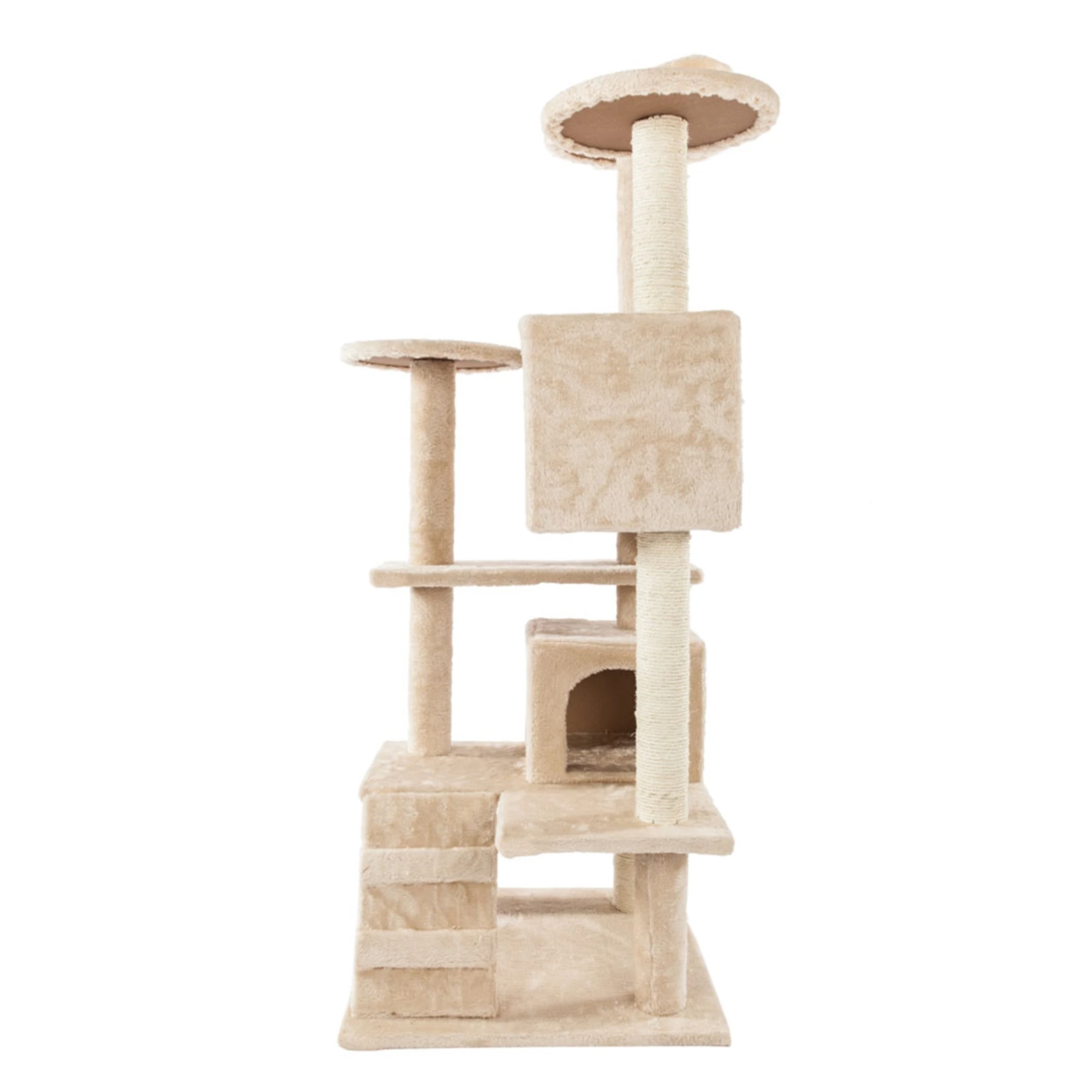Pet Supplies Cat Product 52" Solid Cute Sisal Rope Plush Cat Climb Tree Cat Tower Solid Beige Brown
Pet Supplies Cat Product 52" Solid Cute Sisal Rope Plush Cat Climb Tree Cat Tower Solid Beige Brown