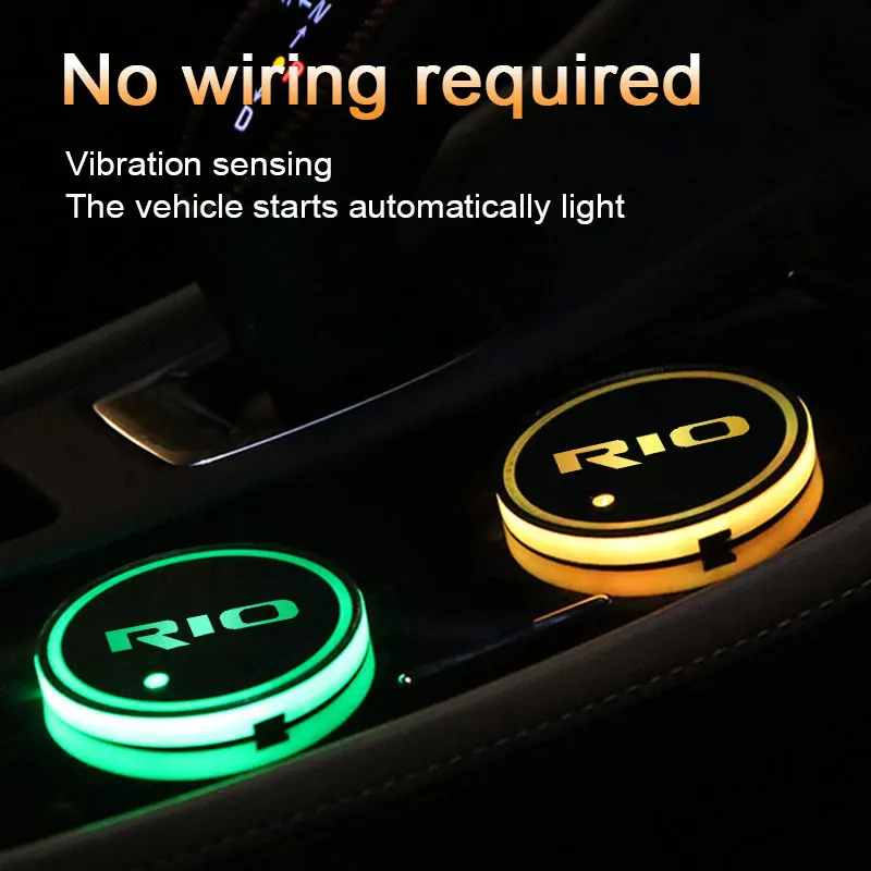 Car Logo Led Atmosphere Light Cup Luminous Coaster Holder 7 Colorful For KIA RIO 2012 2015 2017 2018-2021 Type Auto Accessories
Car Logo Led Atmosphere Light Cup Luminous Coaster Holder 7 Colorful For KIA RIO 2012 2015 2017 2018-2021 Type Auto Accessories