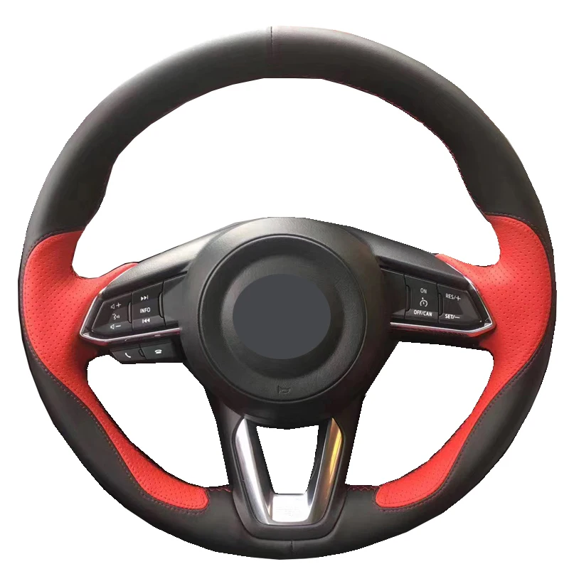 Hand Sewing Car Steering Wheel Cover Wrap Suede Leather For Mazda 3 Axela Mazda 6 Atenza 2017-2019 CX-5 CX5 2017-2019 Mazda CX-9
Hand Sewing Car Steering Wheel Cover Wrap Suede Leather For Mazda 3 Axela Mazda 6 Atenza 2017-2019 CX-5 CX5 2017-2019 Mazda CX-9