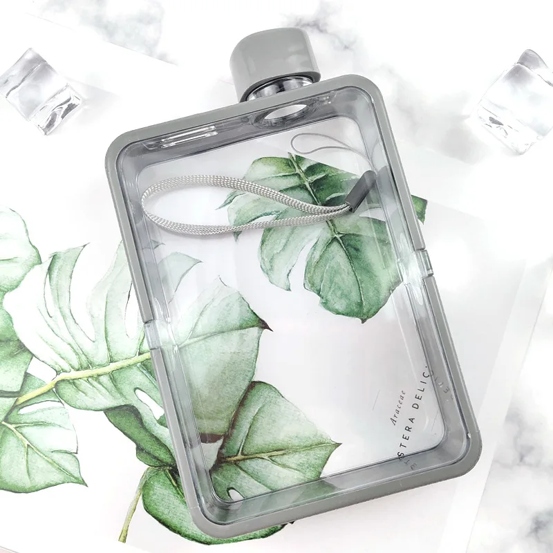 A5 Flat Water Glass Men's Paper Water Bottle Female Personality Creative Sports Bottle Square Simple Portable Fitness Cup
A5 Flat Water Glass Men's Paper Water Bottle Female Personality Creative Sports Bottle Square Simple Portable Fitness Cup