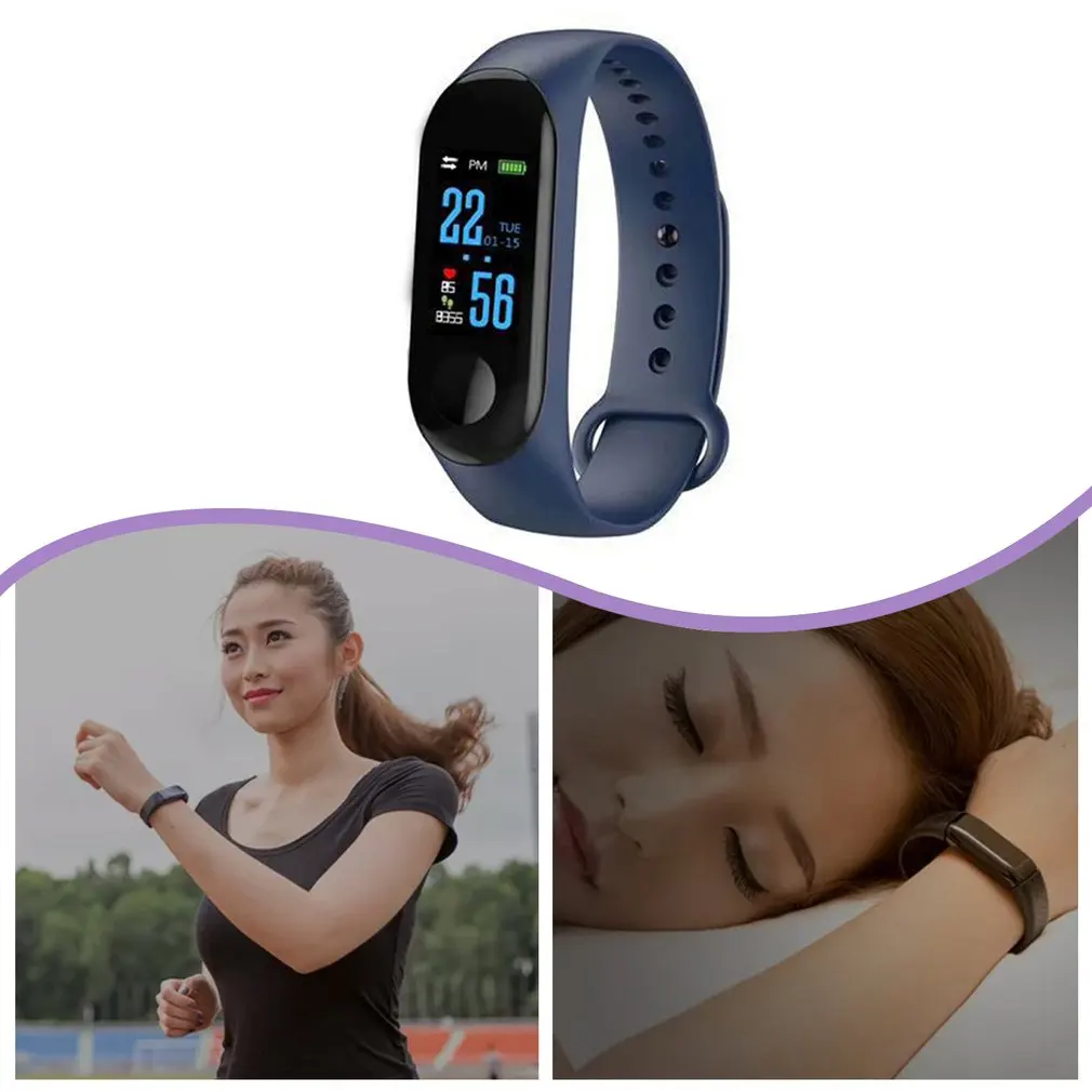 M3plus smart bracelet M3 smart bracelet color screen bracelet heart rate exercise pedometer waterproof bracelet
M3plus smart bracelet M3 smart bracelet color screen bracelet heart rate exercise pedometer waterproof bracelet