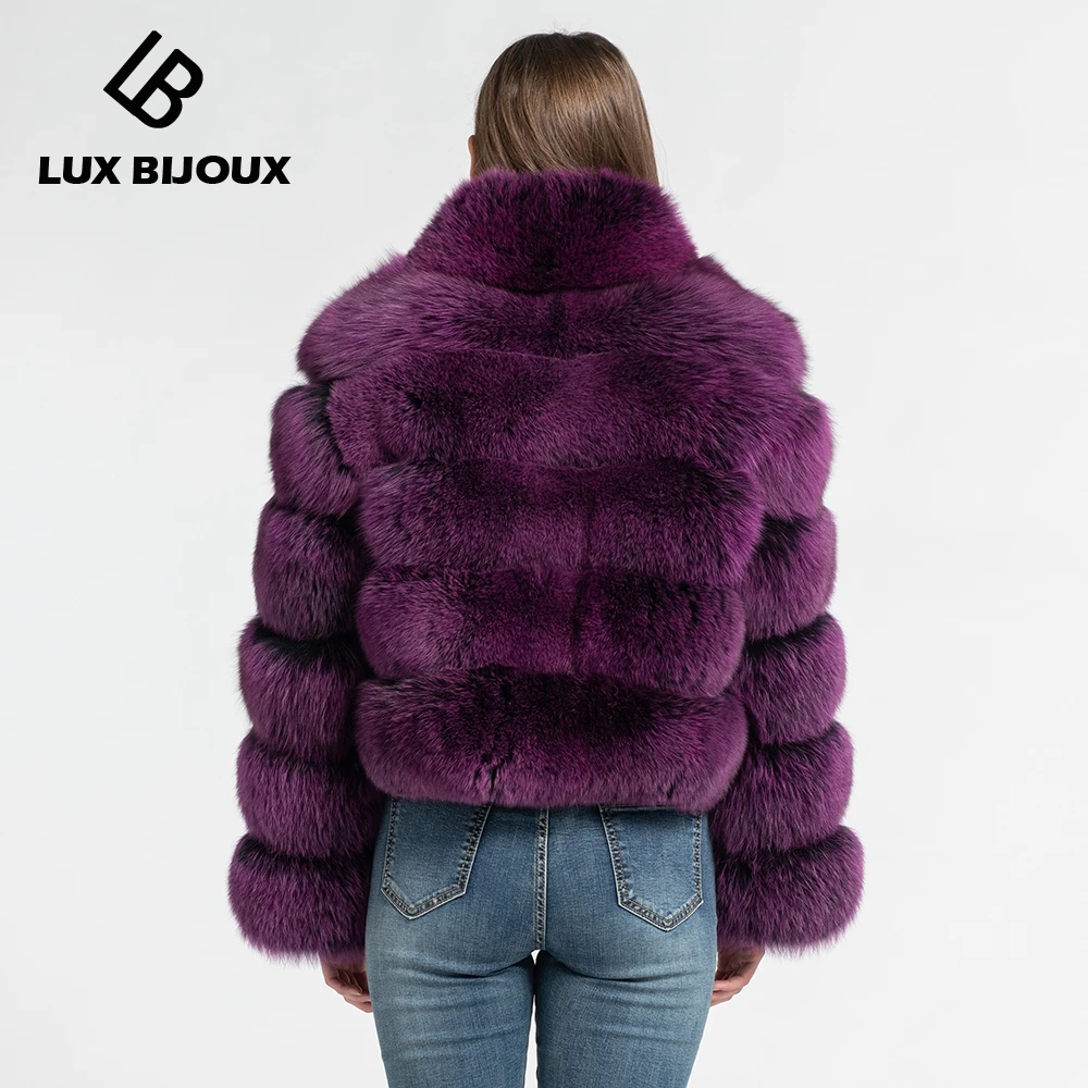 New Arrivals Women's Natural Fox Fur Coat With Collar Real Fur Jacket Winter Thick Warm Furry Fur Outwear S7585
New Arrivals Women's Natural Fox Fur Coat With Collar Real Fur Jacket Winter Thick Warm Furry Fur Outwear S7585
