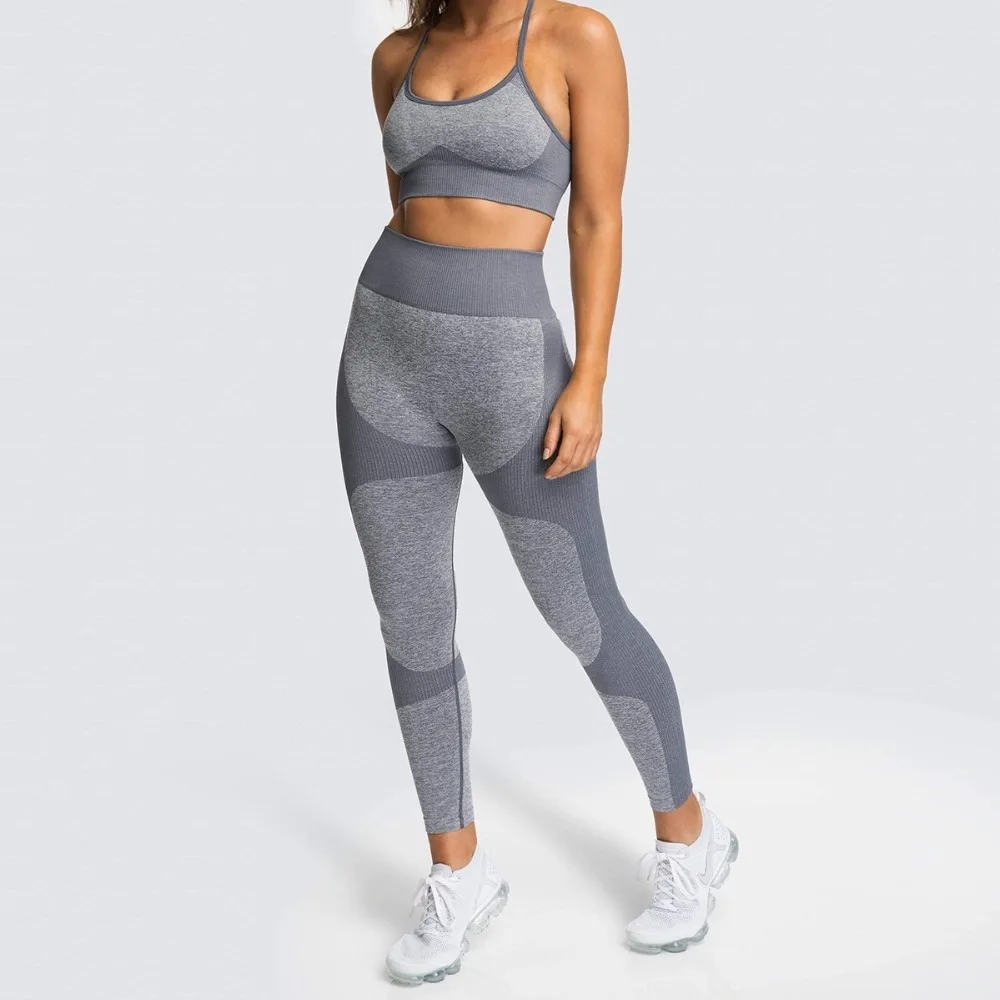 Two Piece Sports Suits Work Out Seamless Sets For Women Clothing 2021 Yoga Leggings Bra Gym Set Workout Women's Tracksuits
Two Piece Sports Suits Work Out Seamless Sets For Women Clothing 2021 Yoga Leggings Bra Gym Set Workout Women's Tracksuits