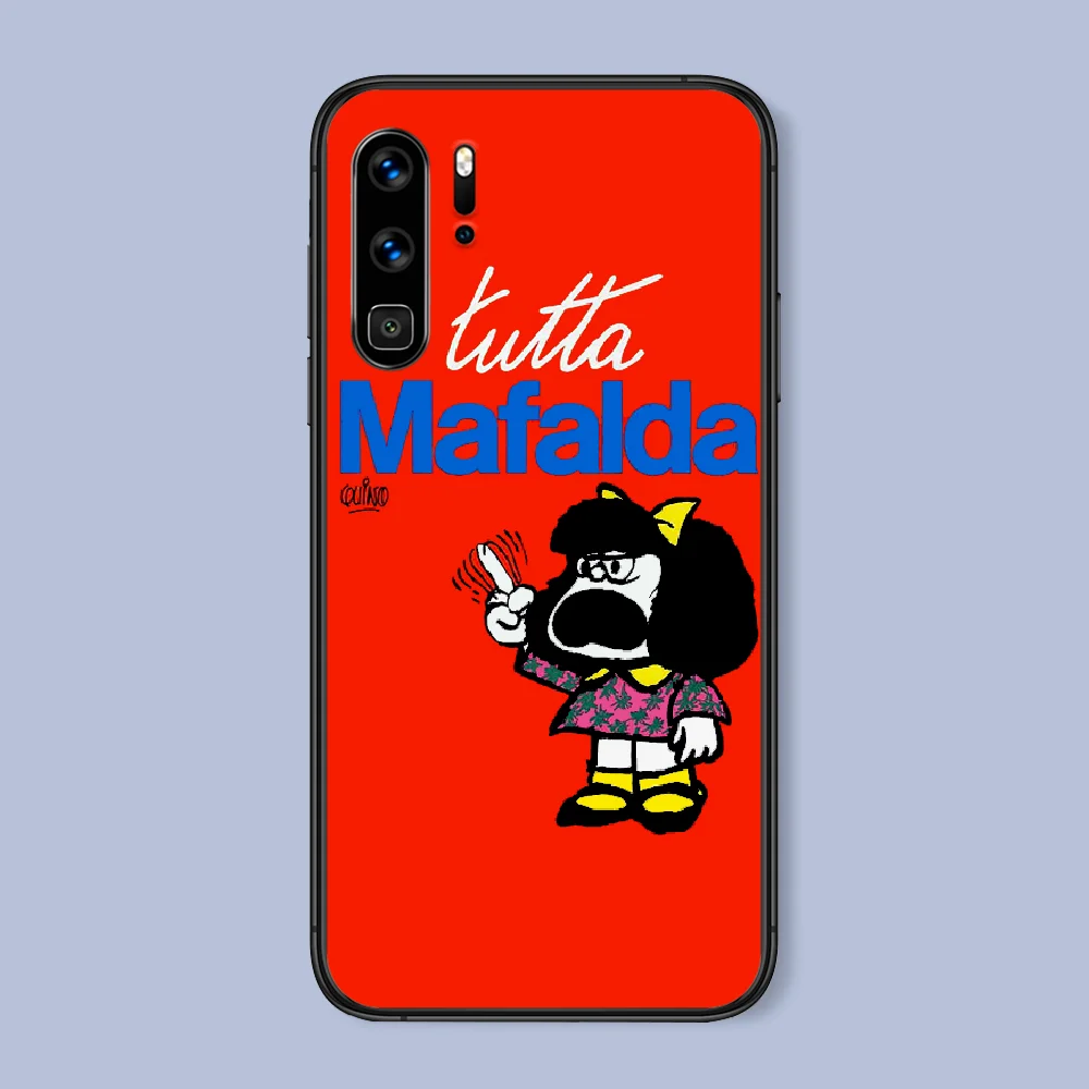 Cute Mafalda Girl Phone Case For Huawei P Mate Smart 10 20 30 40 Lite Z 2019 Pro black Back Silicone Shell Soft Cover Fashion
Cute Mafalda Girl Phone Case For Huawei P Mate Smart 10 20 30 40 Lite Z 2019 Pro black Back Silicone Shell Soft Cover Fashion