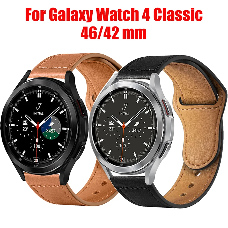 Ремешок из натуральной кожи для Samsung Galaxy Watch 4 44/40 мм, сменный Браслет для Galaxy Watch 4 Classic 46/42 мм
Ремешок из натуральной кожи для Samsung Galaxy Watch 4 44/40 мм, сменный Браслет для Galaxy Watch 4 Classic 46/42 мм