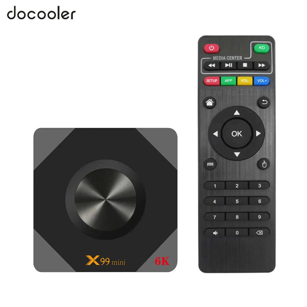 ТВ-приставка Docooler X99 Mini Smart Android 9 0 Allwinner H6 4 Гб ОЗУ 64 ГБ 32 Wifi медиаплеер 4K для Google Youtube