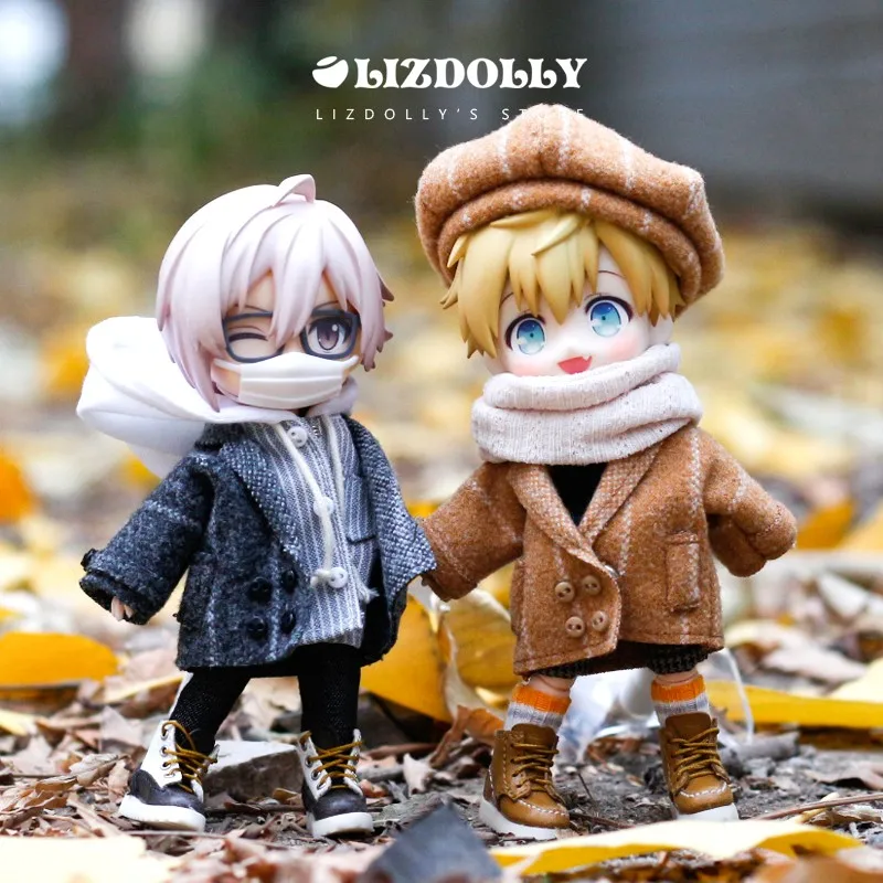 New Ob11 Doll Clothes Winter Woolen Coat Coat Scarf Hat Suit 1/12 Doll House 16cm BJD GSC Obitsiu 11 Universal Accessory
New Ob11 Doll Clothes Winter Woolen Coat Coat Scarf Hat Suit 1/12 Doll House 16cm BJD GSC Obitsiu 11 Universal Accessory