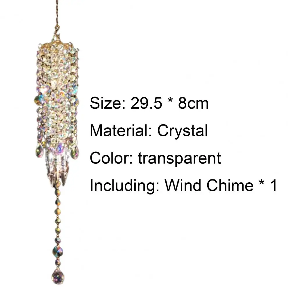 Faux Crystal Wind Chime Transparent Shiny Exquisite Garden Wind Chime for Curtains
Faux Crystal Wind Chime Transparent Shiny Exquisite Garden Wind Chime for Curtains