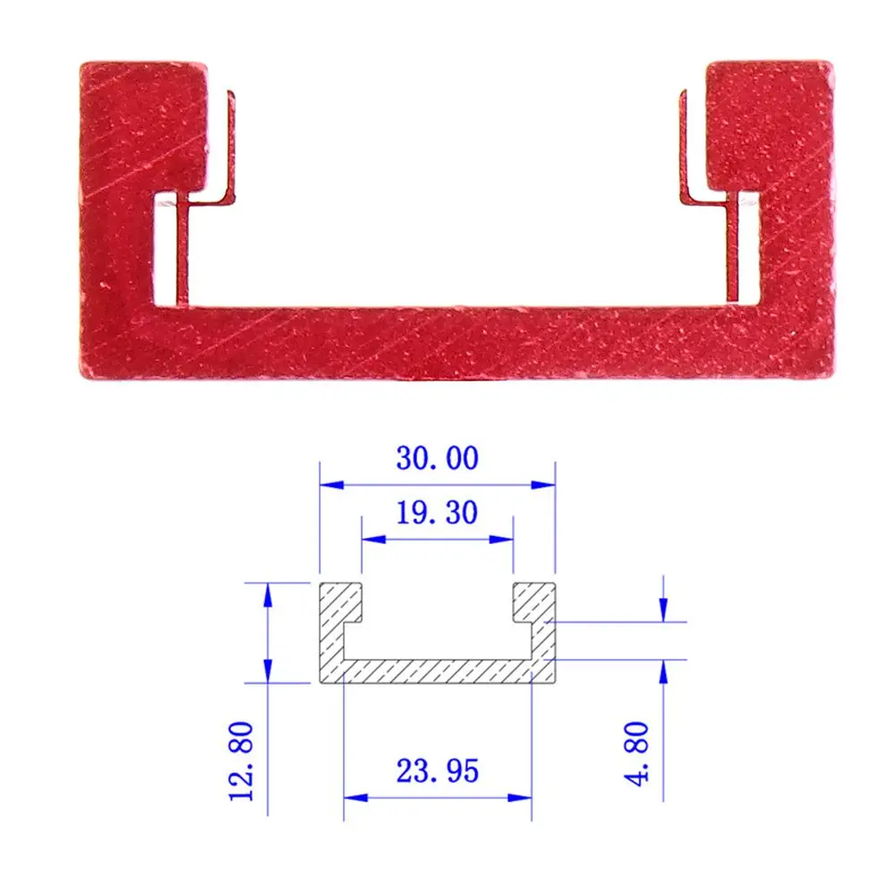 80 mm Aluminium alloy T-tracks Model T slot and Standard Miter Track Stop Woodworking Tool for workbench Router Table parts
80 mm Aluminium alloy T-tracks Model T slot and Standard Miter Track Stop Woodworking Tool for workbench Router Table parts