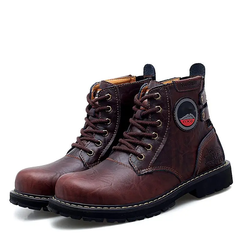 Classic Men boots PU leather Round Bulk Toe British Style мужские сапоги Bottes Pour Hommes أحذية الرجال Classic Lace Up KF803
Classic Men boots PU leather Round Bulk Toe British Style мужские сапоги Bottes Pour Hommes أحذية الرجال Classic Lace Up KF803