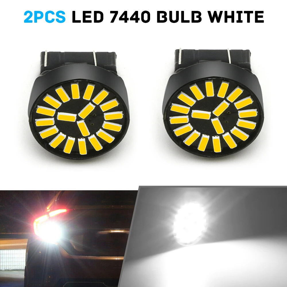 Автомобильная светодиодная лампа заднего хода для Honda Accord Civic CRV, 2 шт., 12 В, 7440, 4014, лм, аксессуары для самостоятельной светильник Ки 
Автомобильная светодиодная лампа заднего хода для Honda Accord Civic CRV, 2 шт., 12 В, 7440, 4014, лм, аксессуары для самостоятельной светильник Ки
