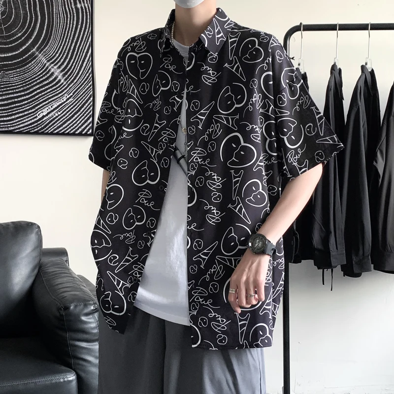 New Style Printing Shirt 2021 Summer Loose Men's Short Sleeve Shirt Hawaii Casual Shirts Male Clothing M-3XL
New Style Printing Shirt 2021 Summer Loose Men's Short Sleeve Shirt Hawaii Casual Shirts Male Clothing M-3XL